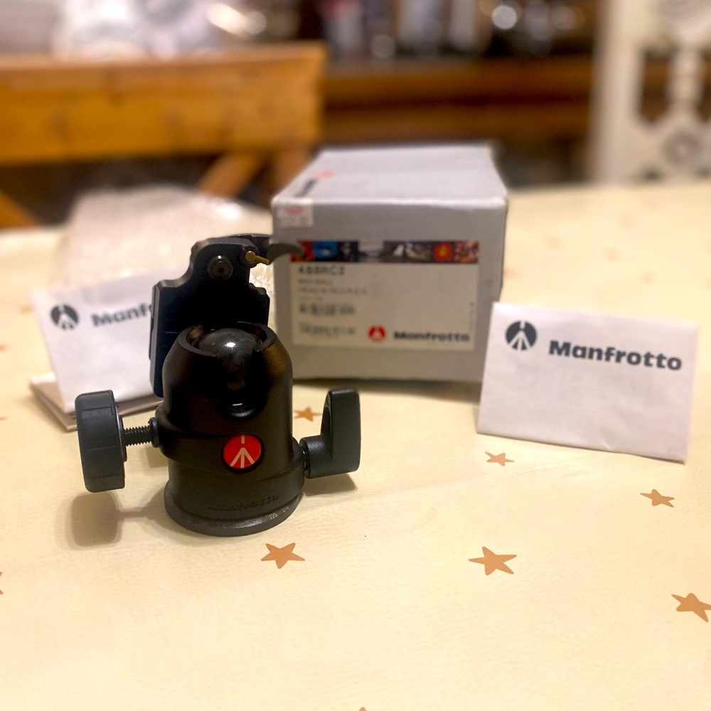 Manfrotto MIDI Ball Head RC2 488RC2 made in Italy with box and original manuals